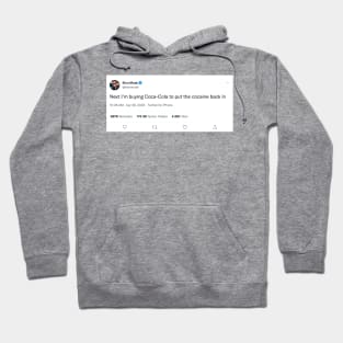 Elon Musk Coca-Cola Tweet Hoodie